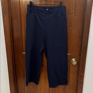 Chico's Navy Ankle-Length Pants